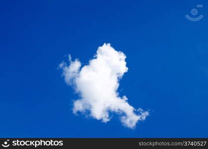 clouds in the blue sky