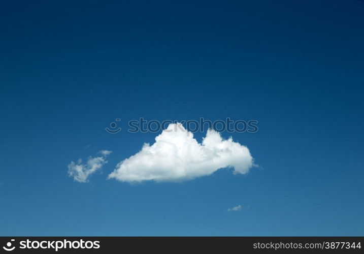 clouds in the blue sky