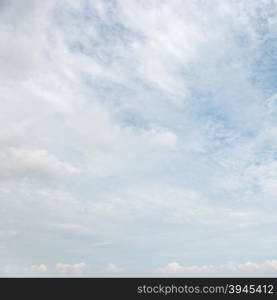 clouds in the blue sky