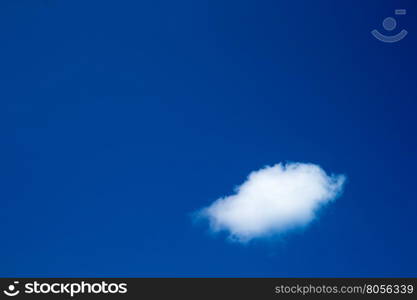 clouds in the blue sky