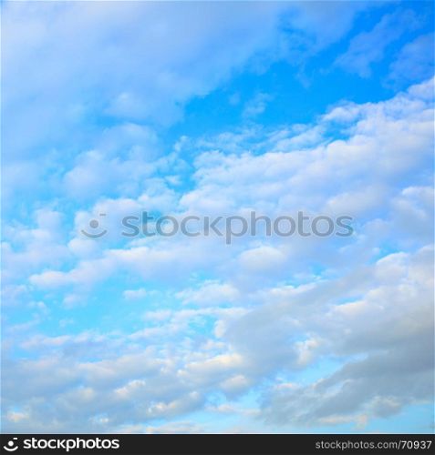 Clouds in the sky - background and space for your own text