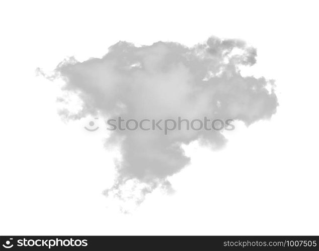 clouds isolated on white background