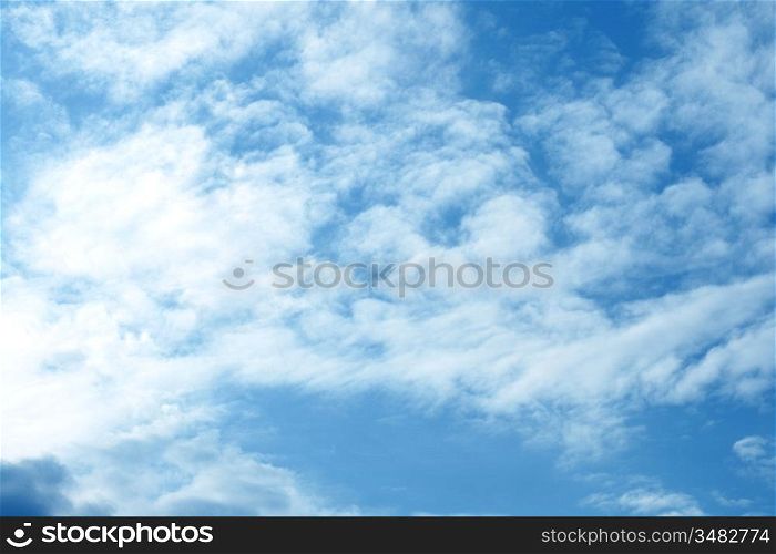 Clouds on a blue sky