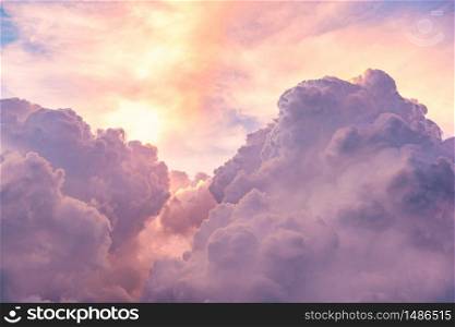 Clouds on sky sky pink and blue colors. Sky abstract natural background. Clouds on sky sky pink and blue colors. Sky abstract background