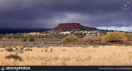 Clouds over a desert, Paria Canyon, Paria, Kane County, Utah, USA