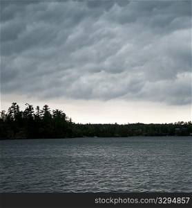 Clouds over Lake of the Woods, Ontario