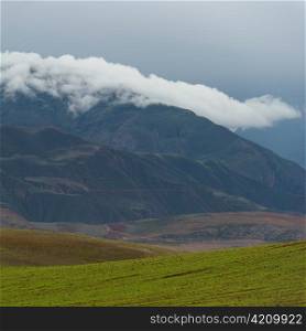 Clouds over mountains, Sacred Valley, Cusco Region, Peru