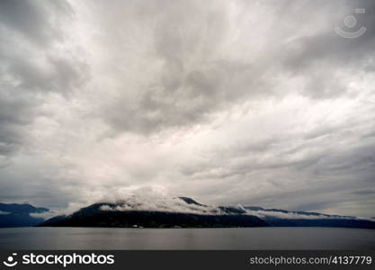 Clouds over the fjord, Hardanger, Hardangerfjord, Hardangervidda, Hardanger, Norway