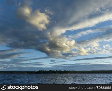 Clouds over the lake, Lake of The Woods, Ontario, Canada