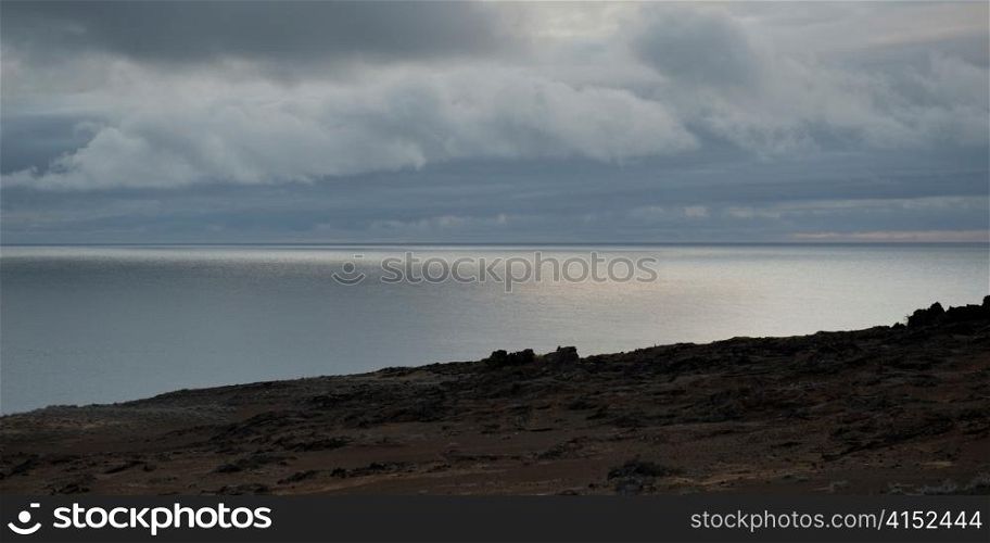 Clouds over the Pacific Ocean, Bartolome Island, Galapagos Islands, Ecuador