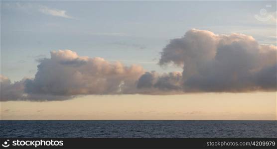 Clouds over the Pacific Ocean, Galapagos Islands, Ecuador