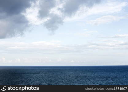 Clouds over the sea