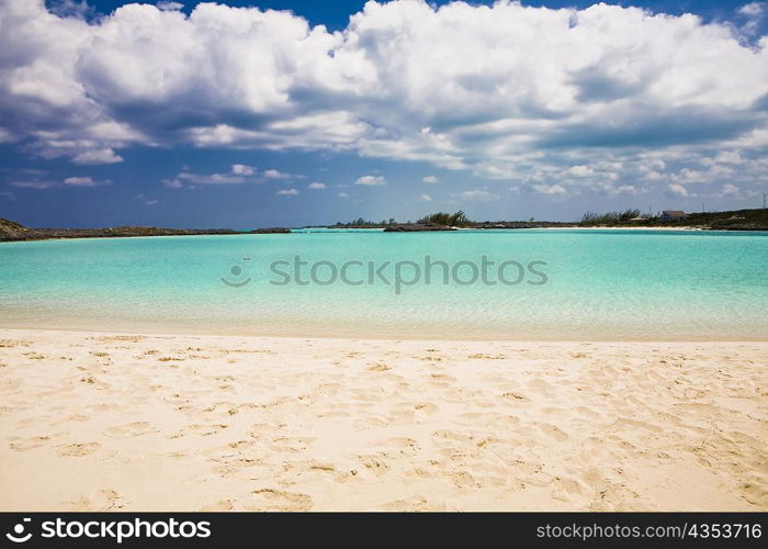 Clouds over the sea, Caribbean Sea, Exuma, Bahamas