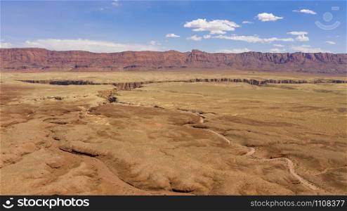 Clouds Overhead at Vermillion Cliffs Navajo Territory Desert Southwest