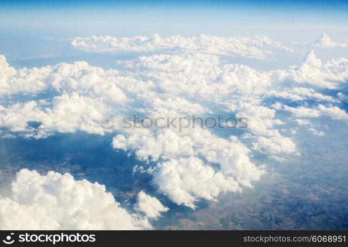 Clouds taken from the airplance