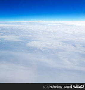 Clouds with blue sky