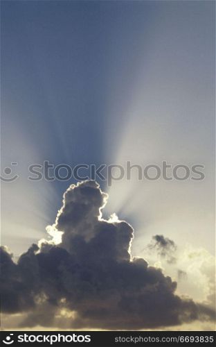 Clouds with Sunbeams