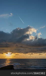 cloudscape above the dutch sea