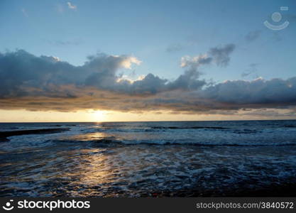 cloudscape above the dutch sea