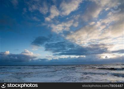 cloudscape above the dutch sea