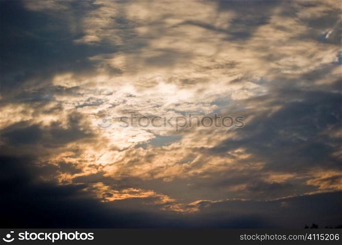 Cloudscape above the Fens, England