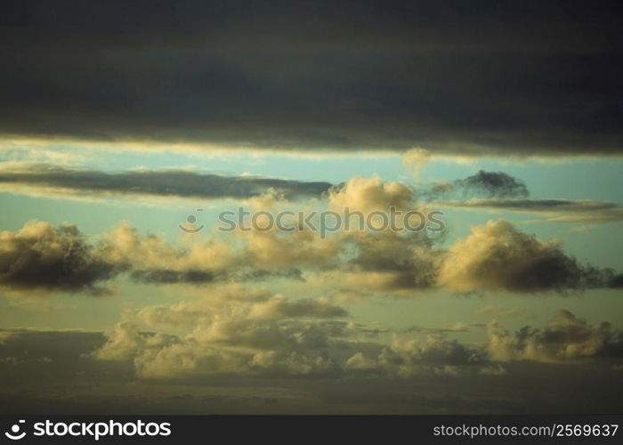 Cloudscape in the sky, Mawi, Hawaii Islands, USA