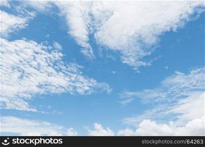 cloudy sky and blue clear sky clouds bird shape background