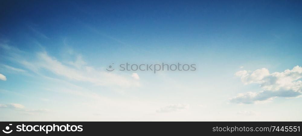 Cloudy sky colorful background. Natural landscape. Cloudy sky colorful background