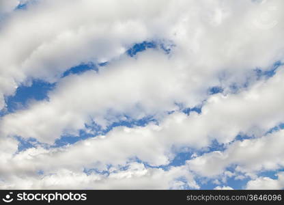 Cloudy sky pattern