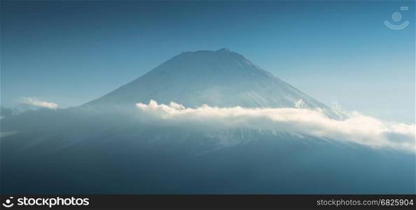 Cloudy with Mountain Fuji
