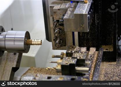 CNC turning and milling horizontal machine center.