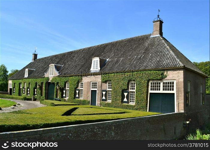 Coach House of castle Eerde in Ommen, Netherlands.