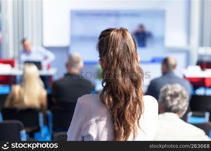 Coaching conference or business presentation