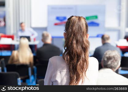 Coaching conference or business presentation