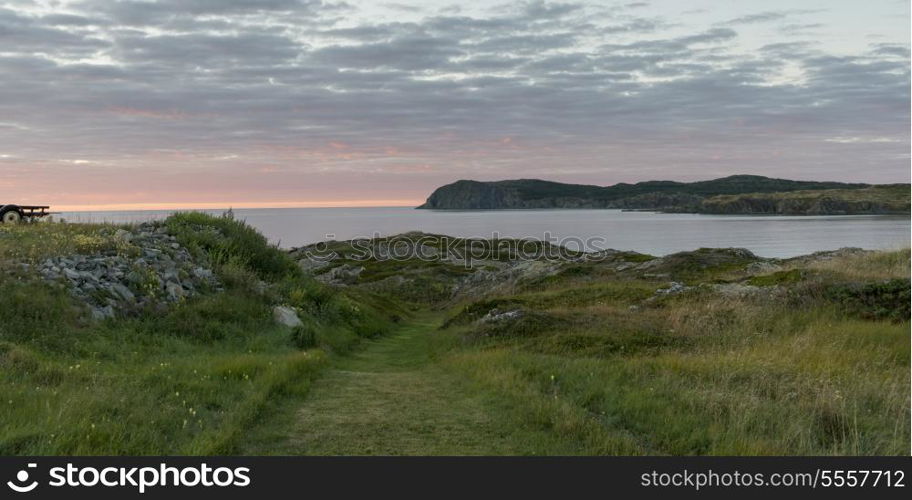 Coast at sunset, Twillingate, South Twillingate Island, Newfoundland And Labrador, Canada