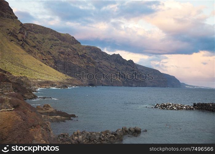 Coast at Taganana in Tenerife island - Canary Spain