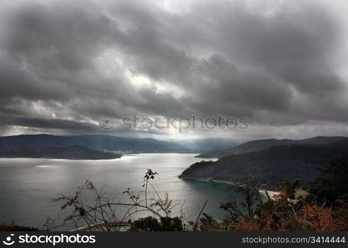 coast in Estaca de Bares, Lugo, Spain