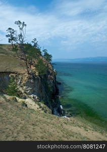 coast of Olkhon island, lake Baikal, Siberia, Russia