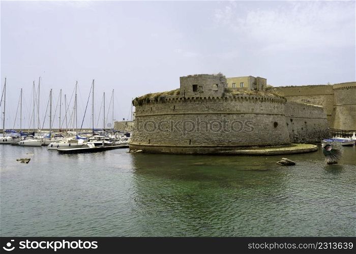 Coast of Salento, Lecce province, Apulia, Italy, at Gallipoli, in the summertime