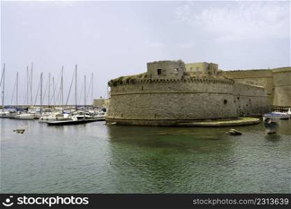 Coast of Salento, Lecce province, Apulia, Italy, at Gallipoli, in the summertime