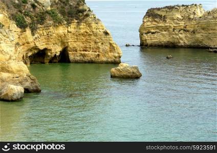coastal rocks at the south of portugal