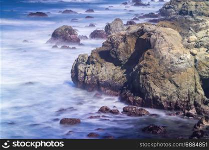 coastal scenes at usa pacific coast
