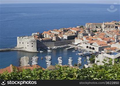 Coastal town of Dubrovnik Dalmatia