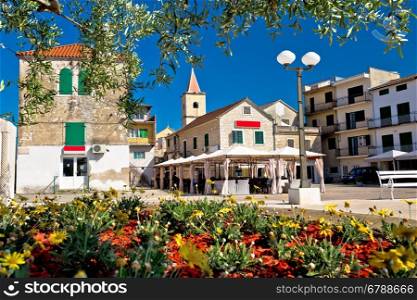 Coastal town of Pirovac old architecture, Dalmatia, Croatia
