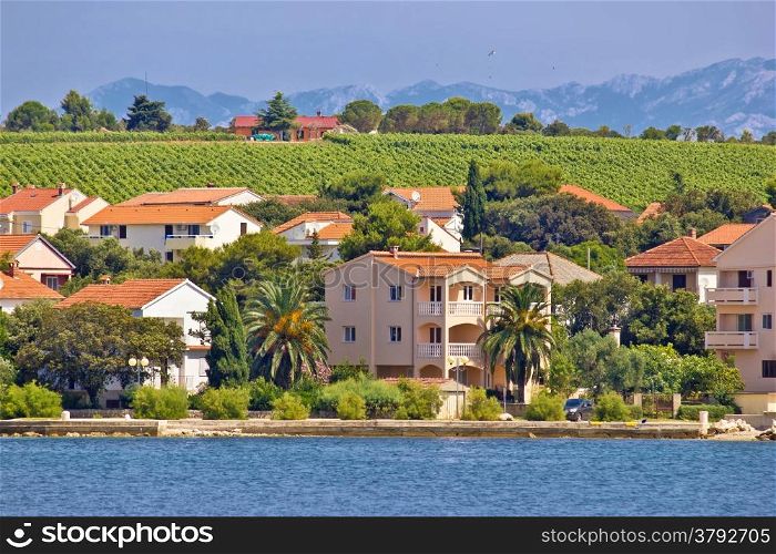 Coastal village of Petrcane in Dalmatia, Croatia