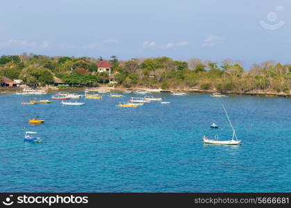 Coastline of Lembongan island.Indonesia.