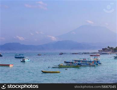 Coastline of Lembongan island.Indonesia.