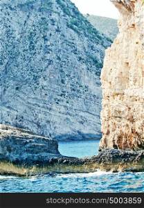 coastline of Zante, Greece