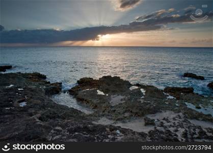 Coastline on Grand Cayman Island