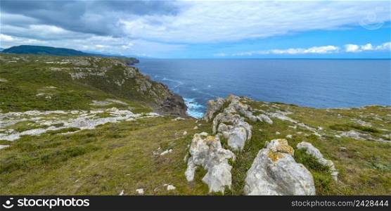 Coastline View, Oyambre Natural Park, Cantabrian Sea, Cantabria, Spain, Europe